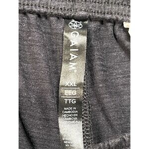 NEW Gaiam Men's 2XLT‎ Performance Gym Yoga Shorts Heather Gray Active Lounge